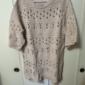 POL Women's Cream Knit Sweater NWOT